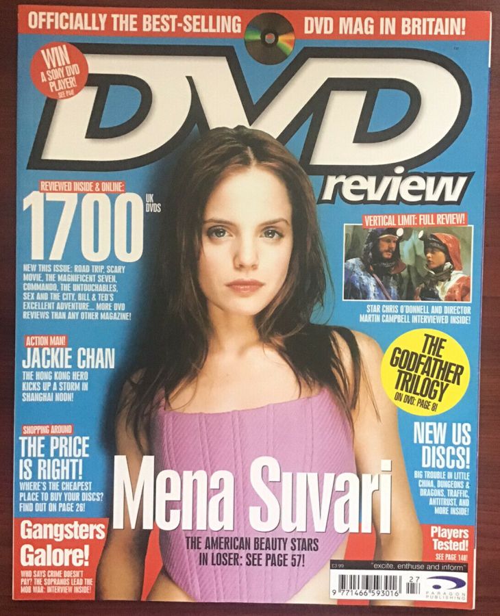 DVD REVIEW magazine side cover Issue 27  2001