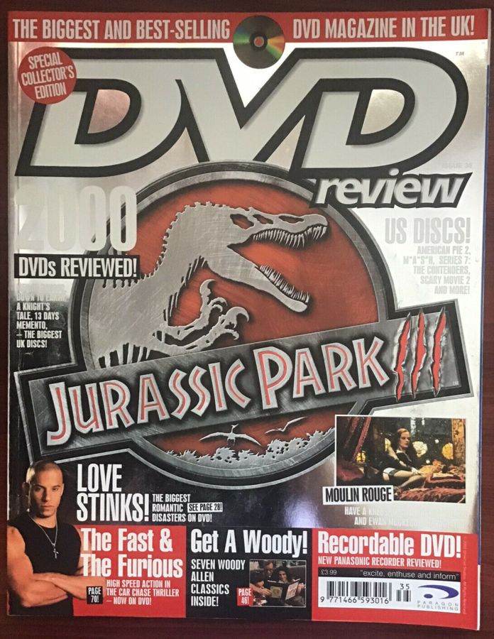 DVD REVIEW magazine side cover Issue 35  2002