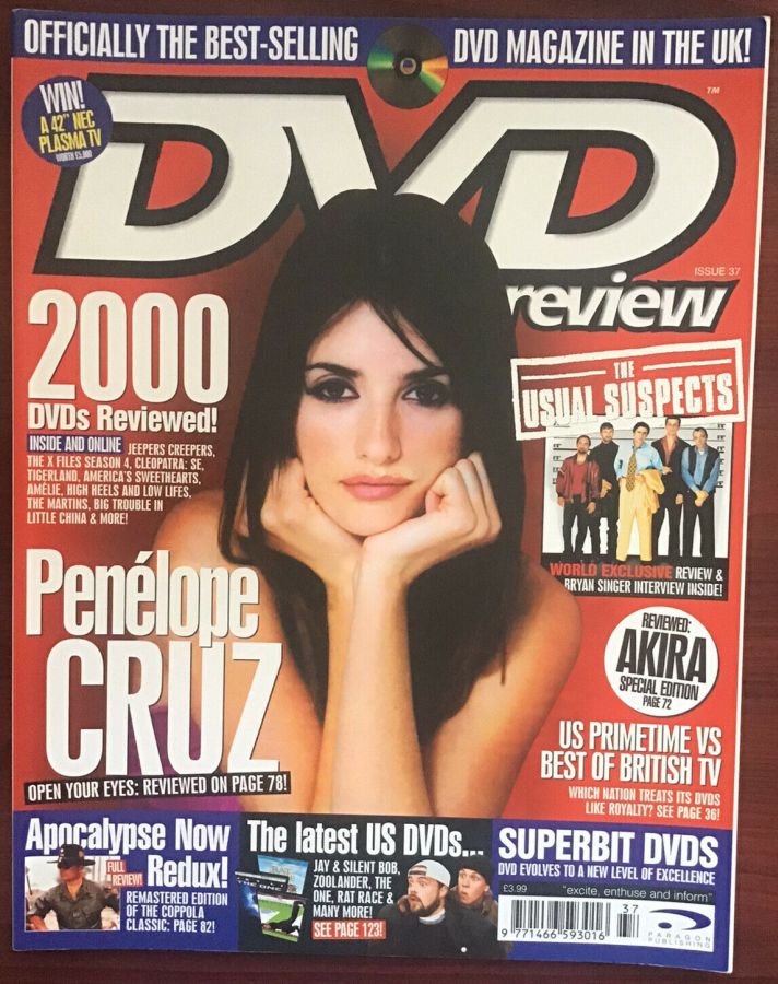 DVD REVIEW magazine side cover Issue 37  2002
