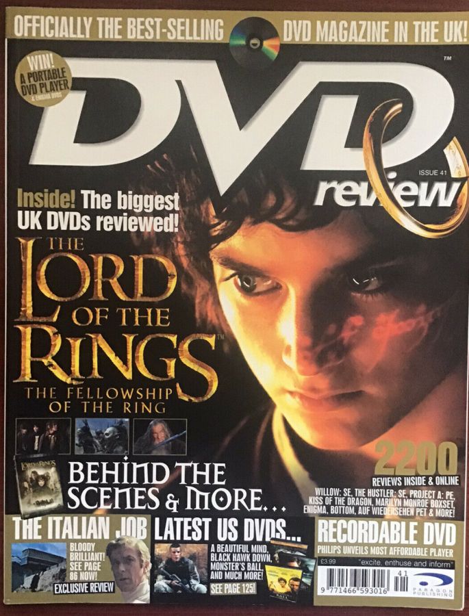 DVD REVIEW magazine side cover Issue 41  2002