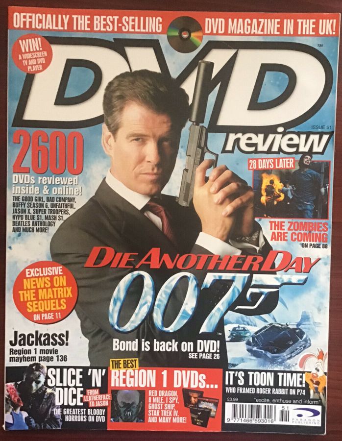 DVD REVIEW magazine side cover Issue 51  2003