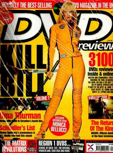 DVD REVIEW magazine side cover Issue 63  2004