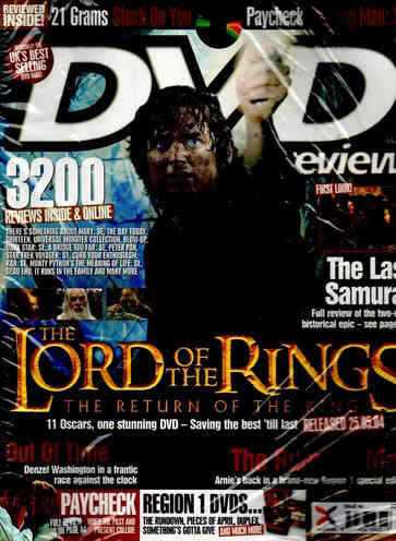 DVD REVIEW magazine side cover Issue 64  2004
