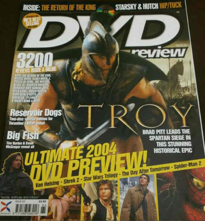 DVD REVIEW magazine side cover Issue 65  2004