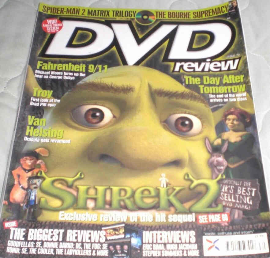 DVD REVIEW magazine side cover Issue 70 October 2004