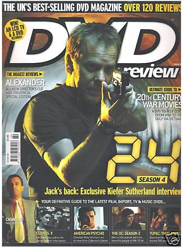 DVD REVIEW magazine side cover Issue 80  2005