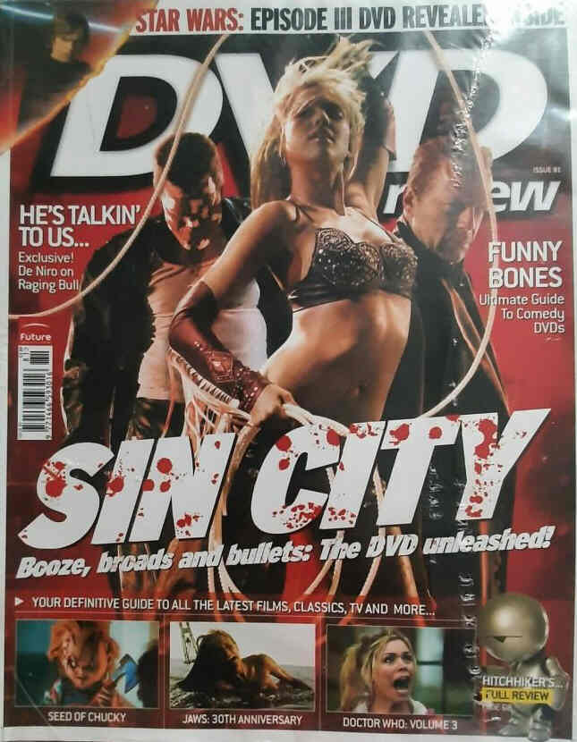 DVD REVIEW magazine side cover Issue 81  2005