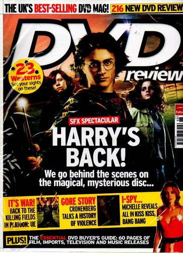 DVD REVIEW magazine side cover Issue 88 April 2006