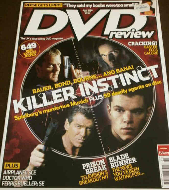 DVD REVIEW magazine side cover Issue 91 July 2006