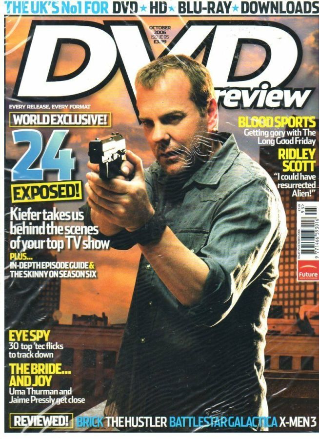 DVD REVIEW magazine side cover Issue 95 October 2006