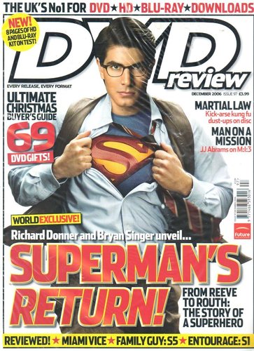 DVD REVIEW magazine side cover Issue 97 December 2006