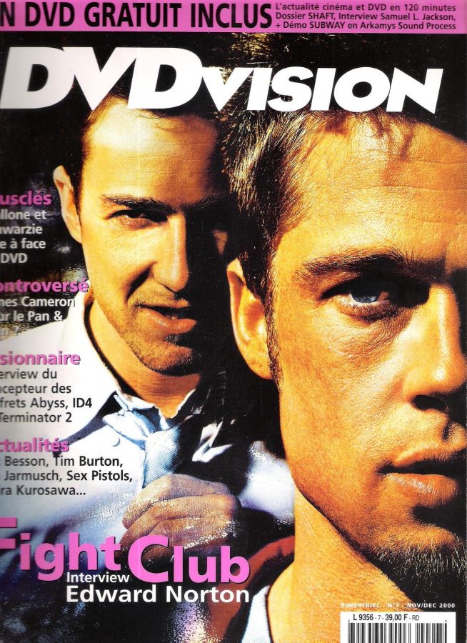 DVDVISION magazine side cover Issue 7 November/December 2000