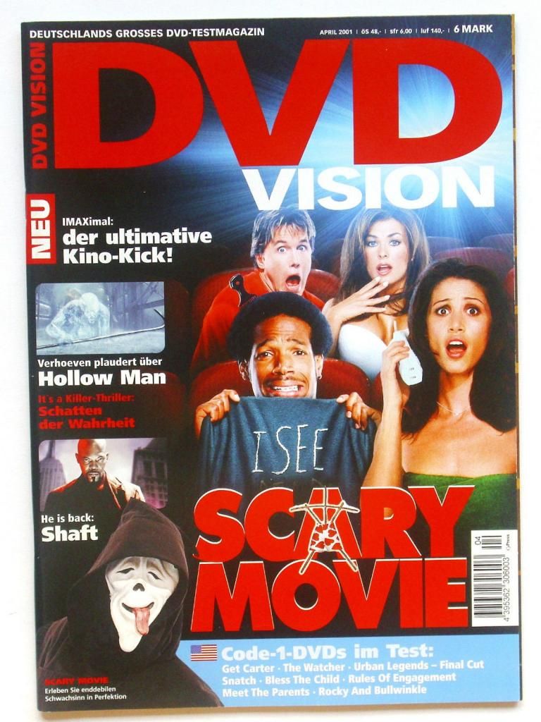 DVD VISION (De) magazine side cover Issue 4 April 2001