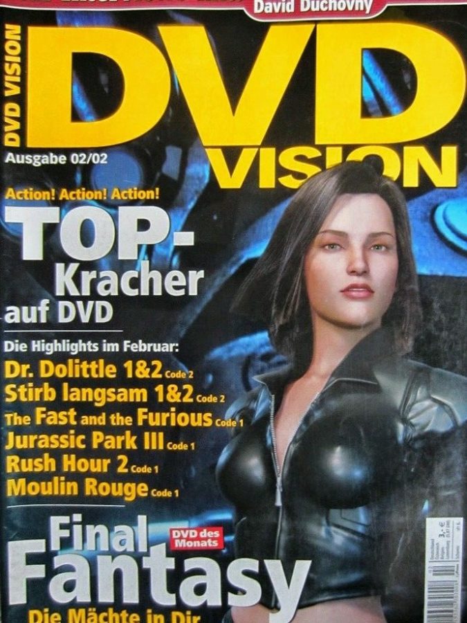 DVD VISION (De) magazine side cover Issue 2  2002