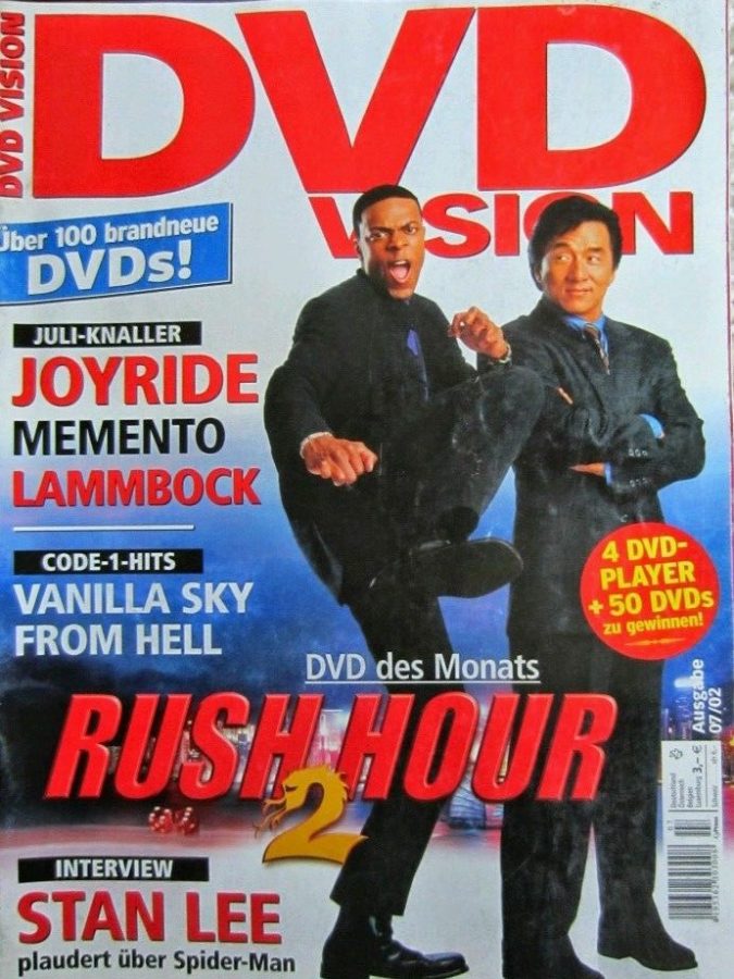 DVD VISION (De) magazine side cover Issue 7  2002