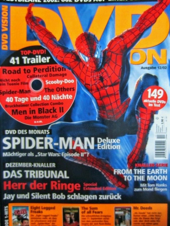 DVD VISION (De) magazine side cover Issue 12  2002