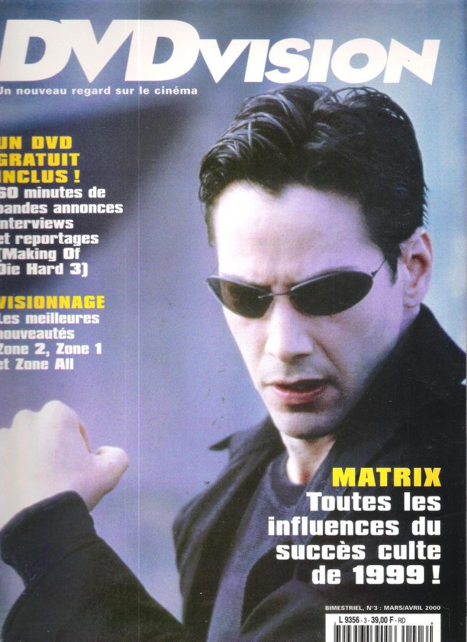 DVDVISION magazine side cover Issue 3 March/April 2000
