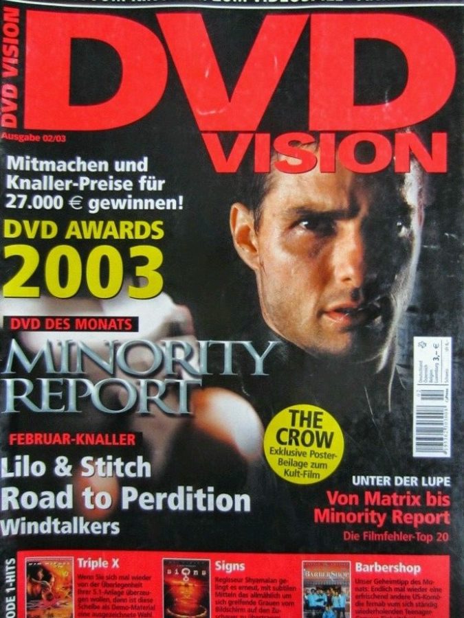 DVD VISION (De) magazine side cover Issue 2  2003