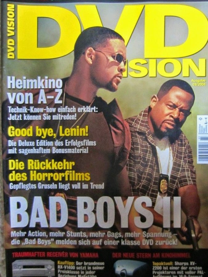 DVD VISION (De) magazine side cover Issue 3  2004