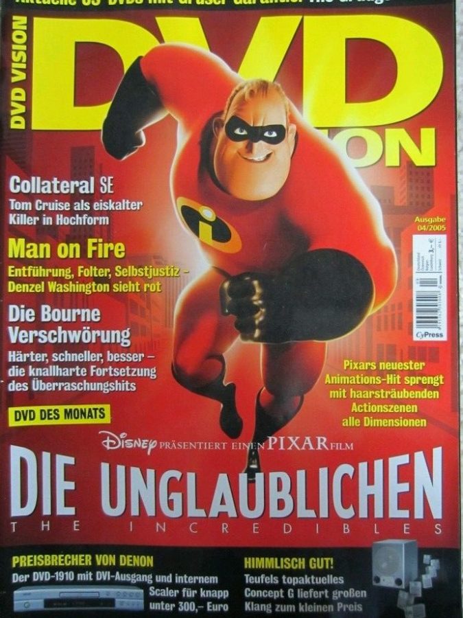 DVD VISION (De) magazine side cover Issue 4  2005
