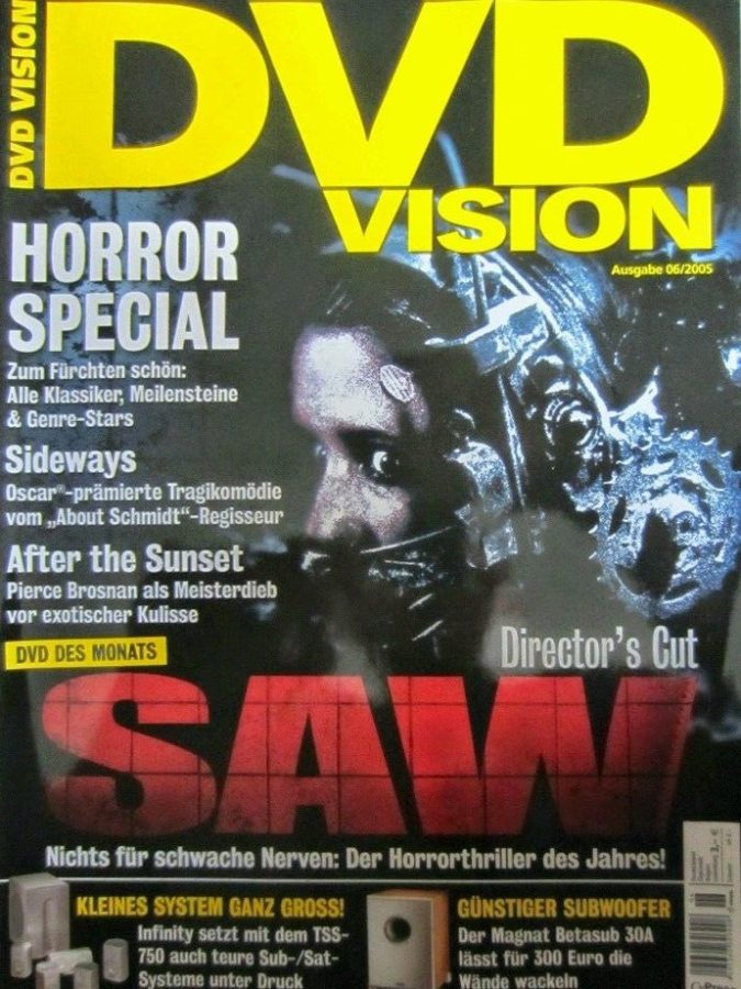 DVD VISION (De) magazine side cover Issue 6  2005