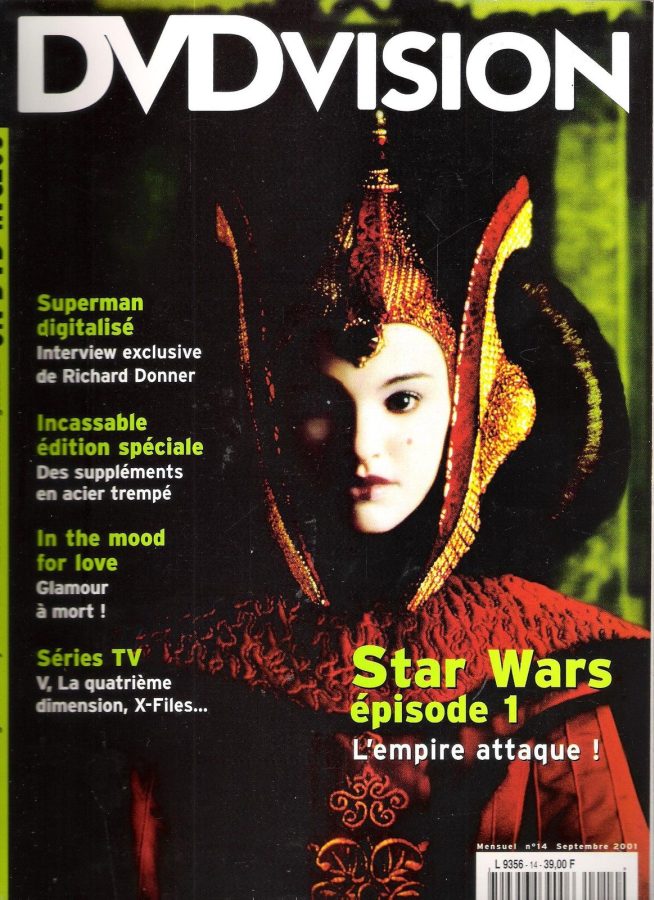 DVDVISION magazine side cover Issue 14 September 2001
