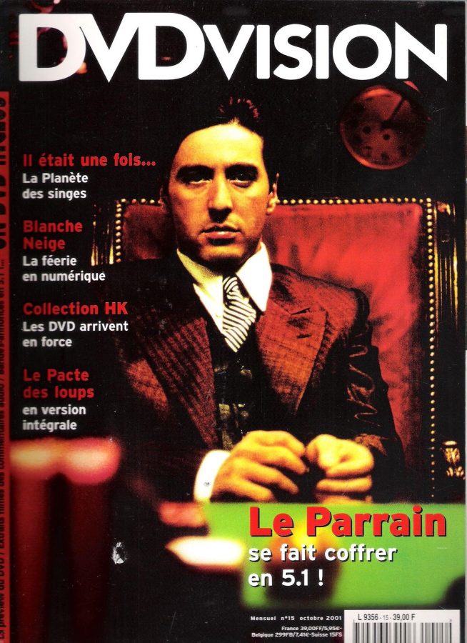 DVDVISION magazine side cover Issue 15 October 2001