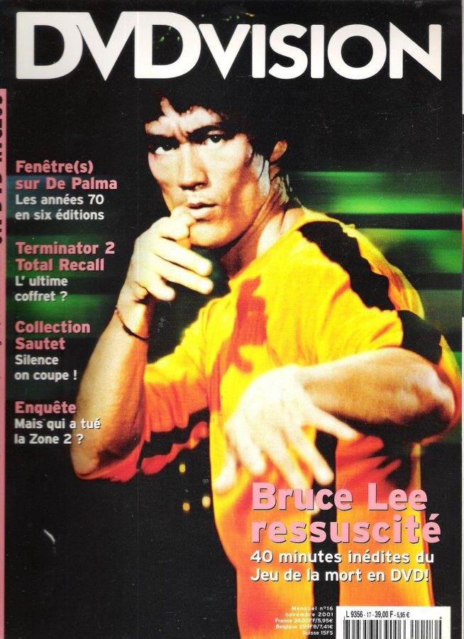 DVDVISION magazine side cover Issue 16 November 2001