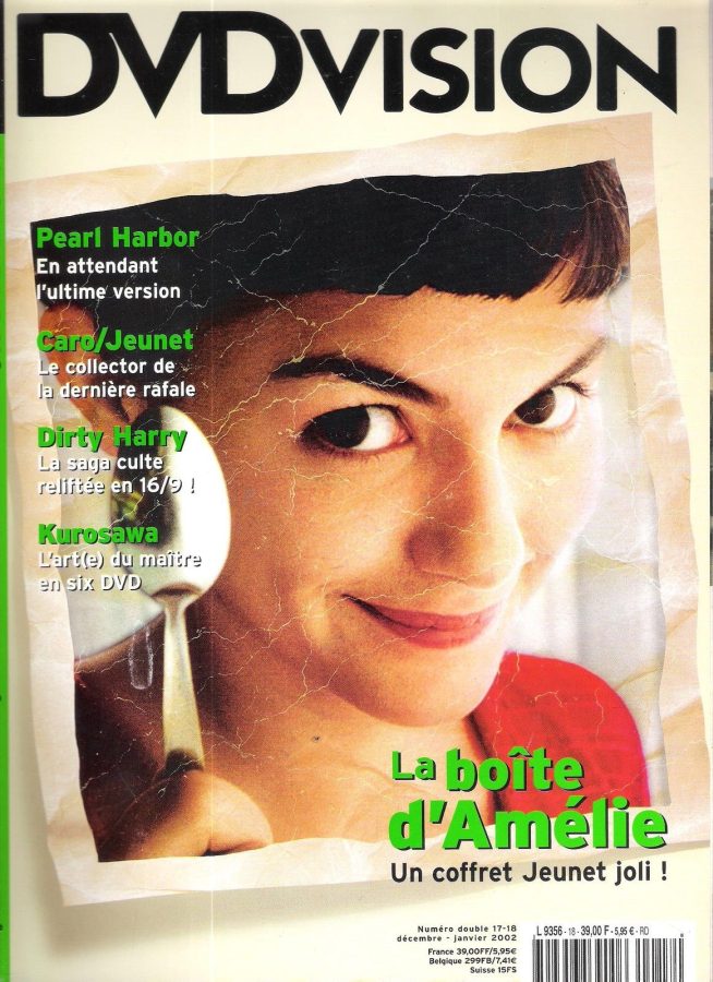 DVDVISION magazine side cover Issue 17/18 December 2001