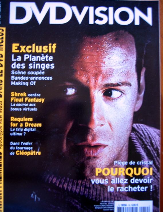 DVDVISION magazine side cover Issue 19 February 2002