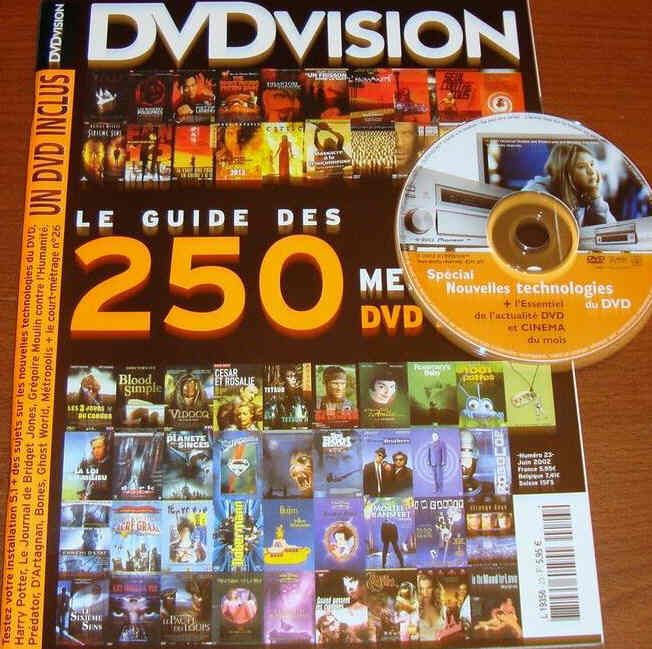 DVDVISION magazine side cover Issue 23 June 2002
