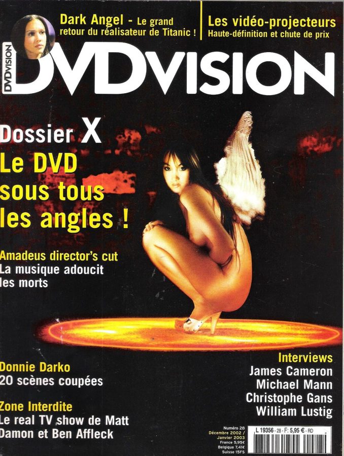 DVDVISION magazine side cover Issue 28 December 2002