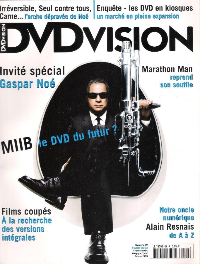 DVDVISION magazine side cover Issue 29 February 2003