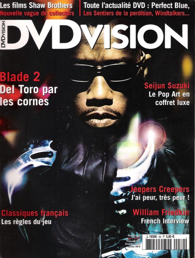 DVDVISION magazine side cover Issue 30 March 2003