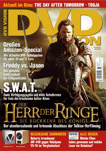 DVD VISION (De) magazine side cover Issue 6  2004