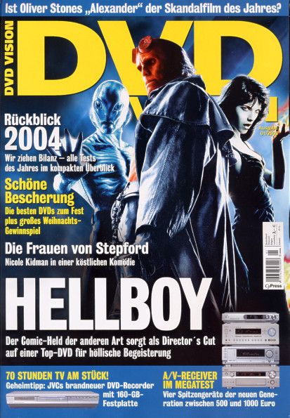 DVD VISION (De) magazine side cover Issue 1  2005