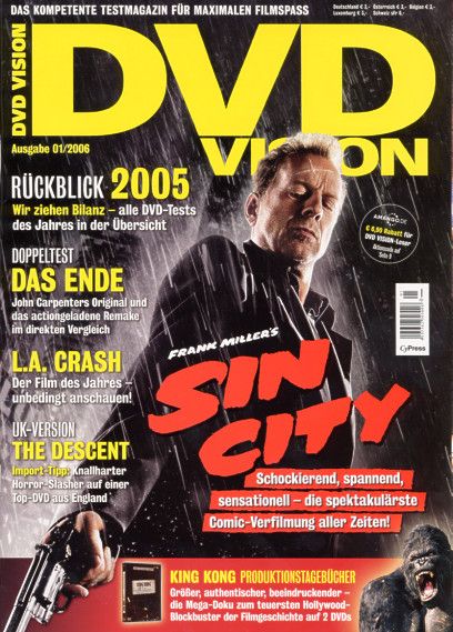 DVD VISION (De) magazine side cover Issue 1  2006