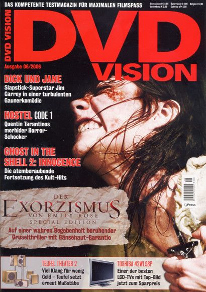 DVD VISION (De) magazine side cover Issue 6  2006