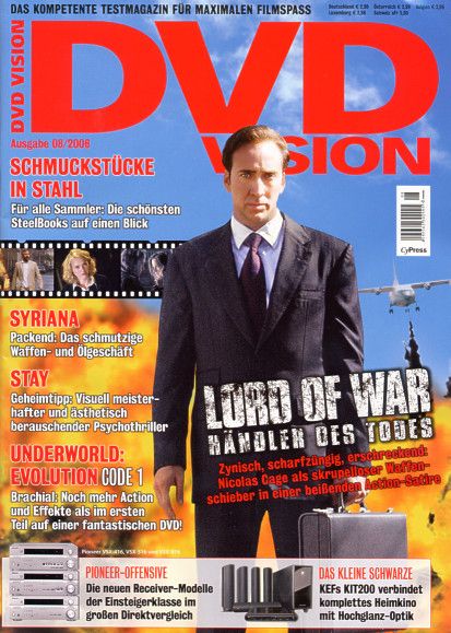 DVD VISION (De) magazine side cover Issue 8  2006