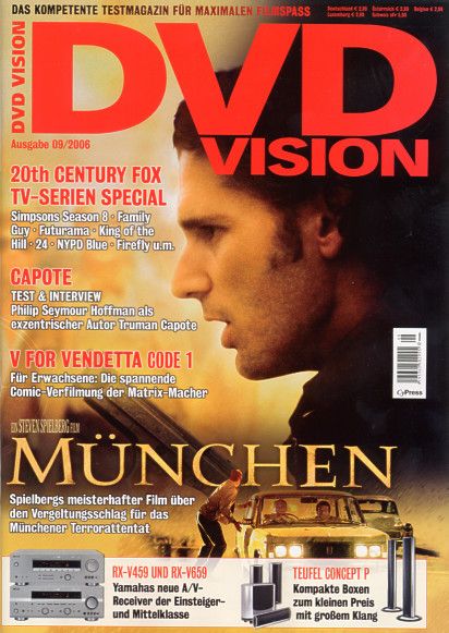 DVD VISION (De) magazine side cover Issue 9  2006