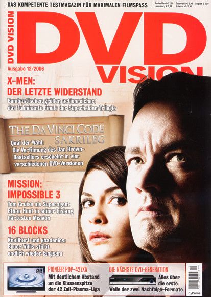 DVD VISION (De) magazine side cover Issue 12  2006