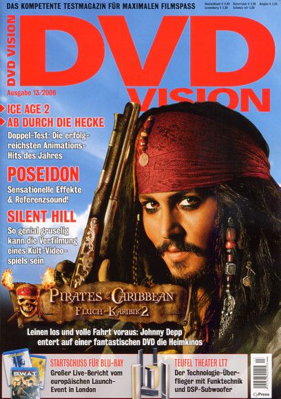 DVD VISION (De) magazine side cover Issue 13  2006