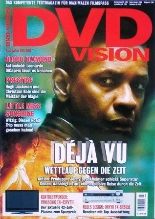 DVD VISION (De) magazine side cover Issue 6 June 2007