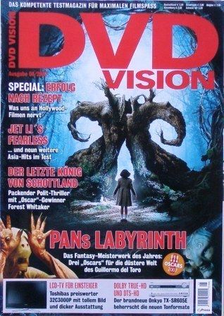 DVD VISION (De) magazine side cover Issue 8 August 2007