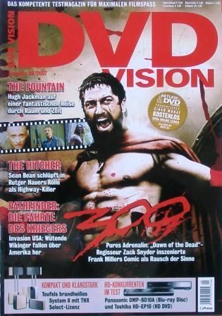 DVD VISION (De) magazine side cover Issue 9 September 2007