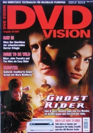 DVD VISION (De) magazine side cover Issue 10 October 2007