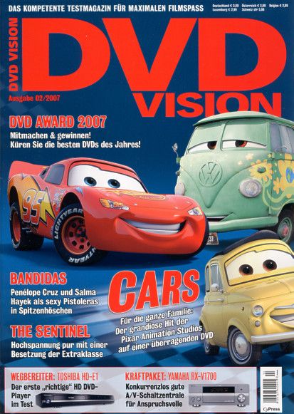 DVD VISION (De) magazine side cover Issue 2  2007