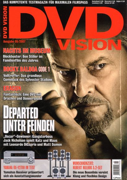 DVD VISION (De) magazine side cover Issue 5  2007
