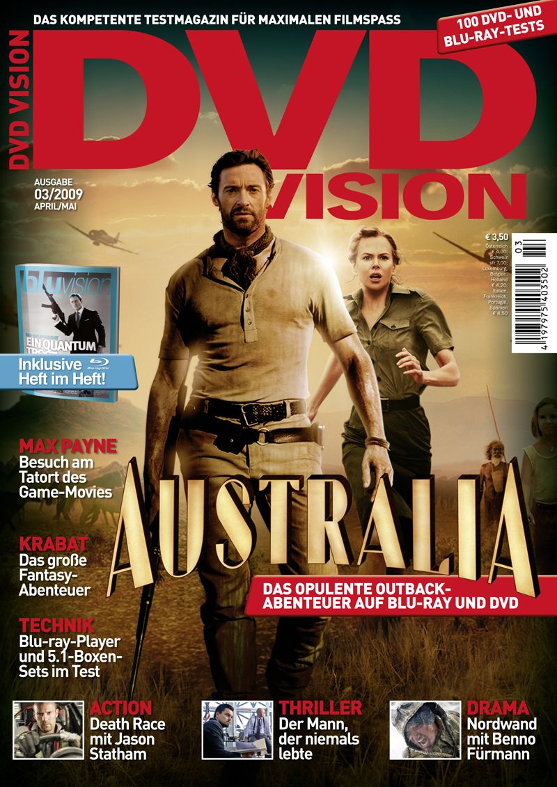 DVD VISION (De) magazine side cover Issue 3 April/May 2009