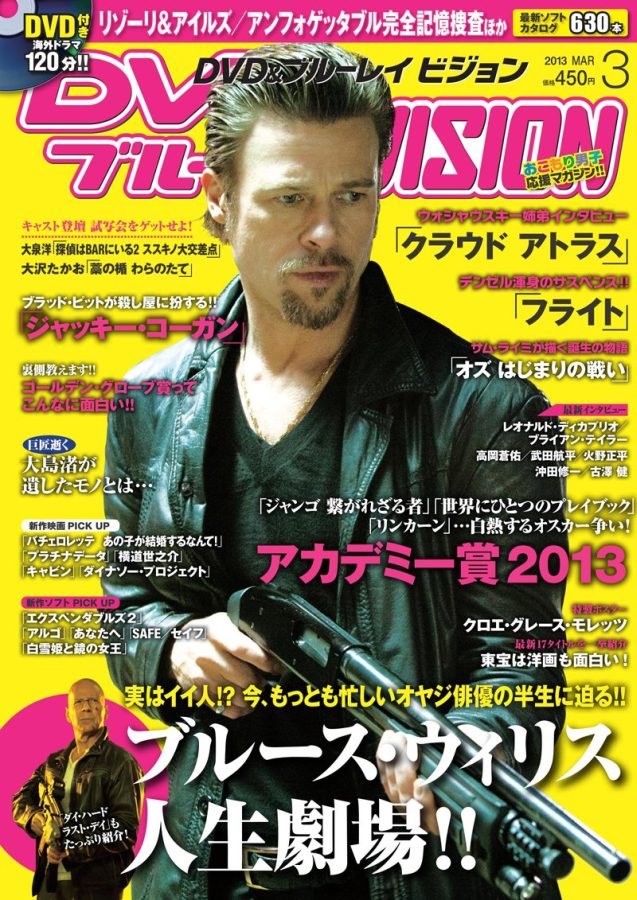 DVD VISION (JAPAN) magazine side cover March 2013